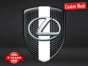 Lexus Logosticker Hochwertig Minimal Design Personalisierbar